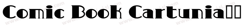 Comic Book Cartunia字体转换